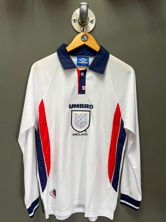 England 1997/99 Umbro Home Retro Football Jersey