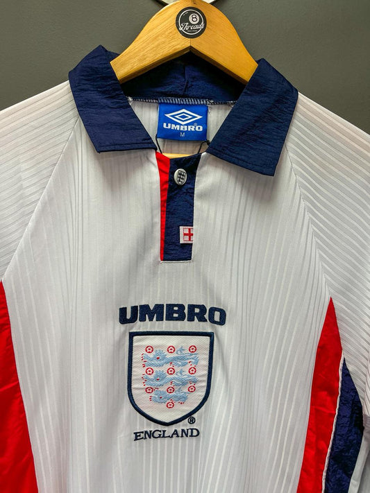 England 1997/99 Umbro Home Retro Football Jersey
