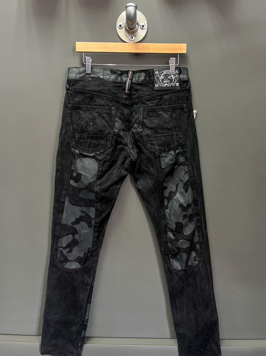 Evisu Japan Camo Jeans - Size 29 (Small)