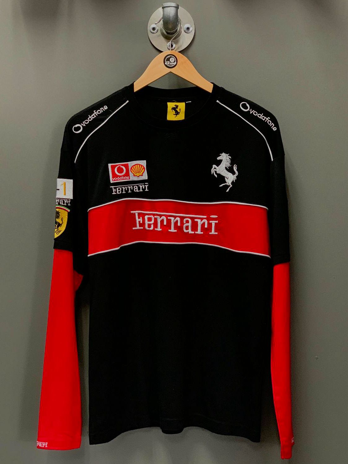 Ferrari Vodafone Long Sleeve Top - Fits Large