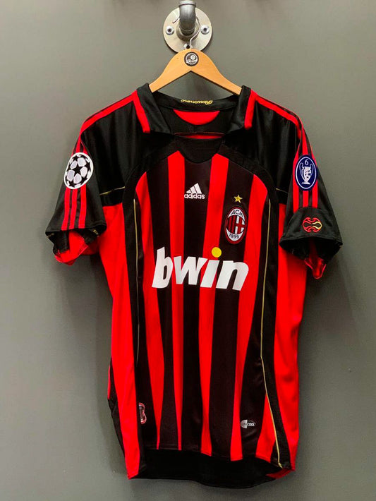 AC Milan 2006/2007 Adidas Home "Kaka 22" Retro Football Jersey - Medium