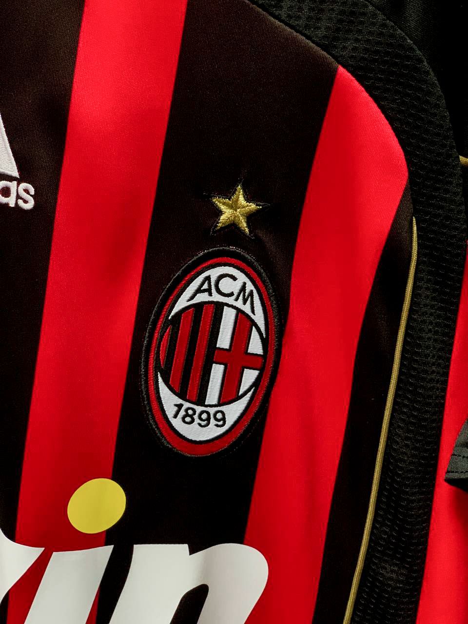 AC Milan 2006/2007 Adidas Home "Kaka 22" Retro Football Jersey - Medium