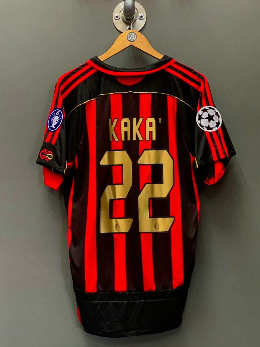 AC Milan 2006/2007 Adidas Home "Kaka 22" Retro Football Jersey - Medium