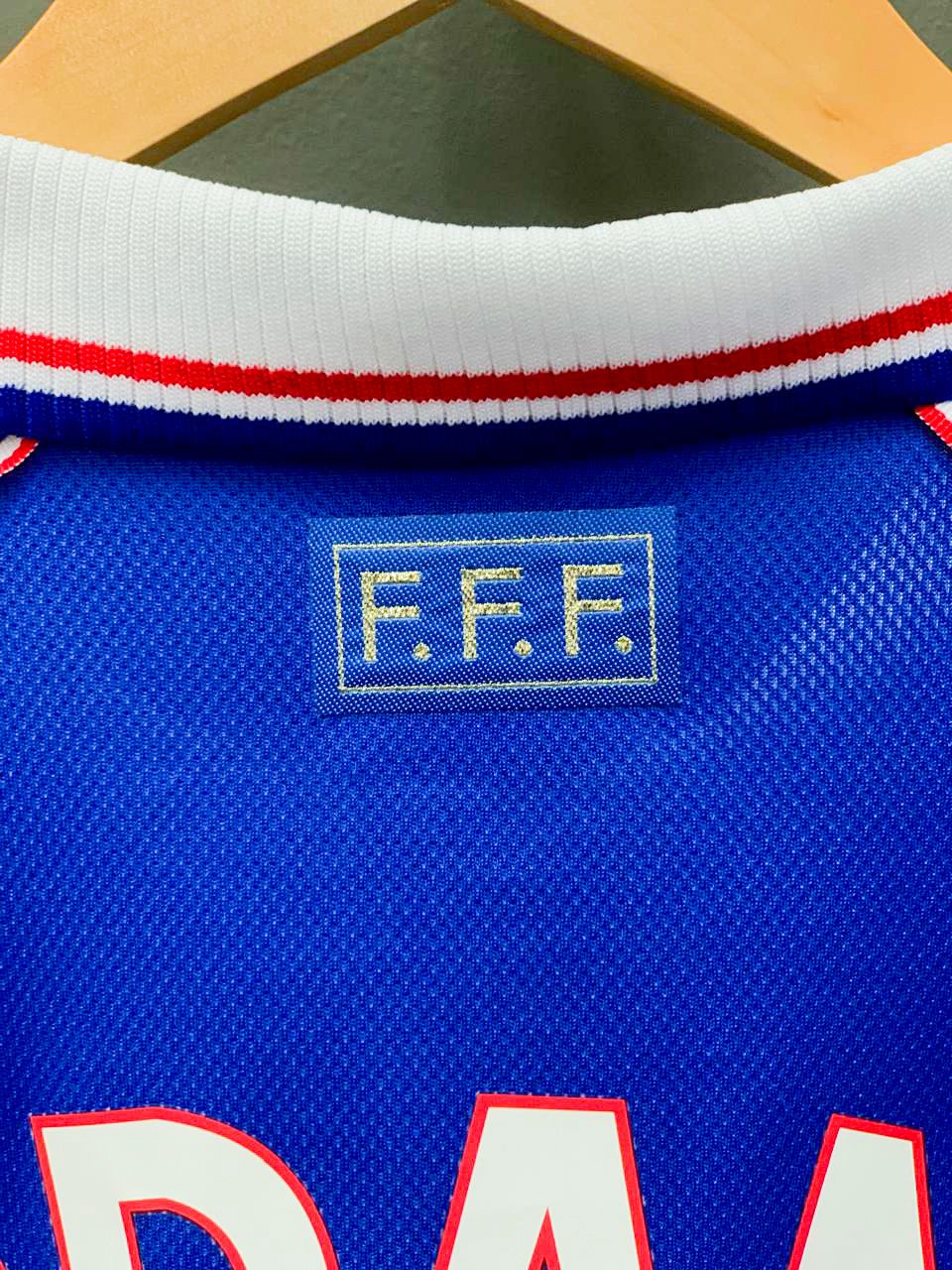 France 1998 World Cup Adidas Home "Zidane 10" Retro Football Jersey - Medium