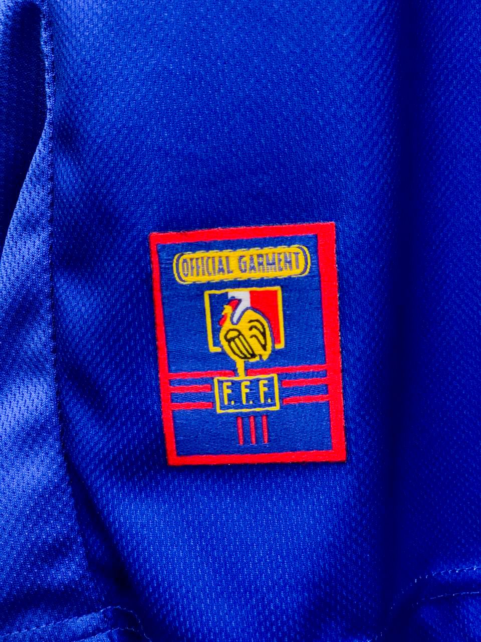 France 1998 World Cup Adidas Home "Zidane 10" Retro Football Jersey - Medium