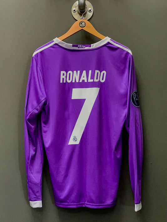 Real Madrid 2017 UCL Final "CR7" Retro Football Jersey - Medium