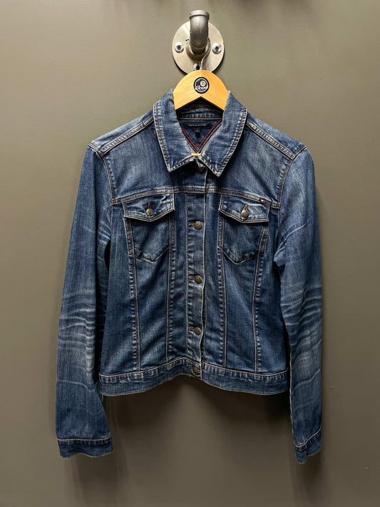 Tommy Hilfiger Ladies Denim Jacket - Size 10 (Medium)