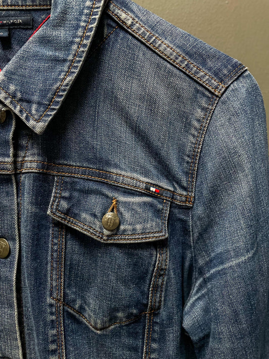 Tommy Hilfiger Ladies Denim Jacket - Size 10 (Medium)