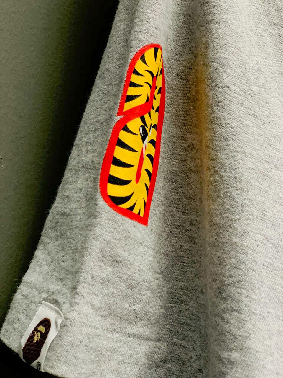 BAPE WGM Camo Shark Tee - Large