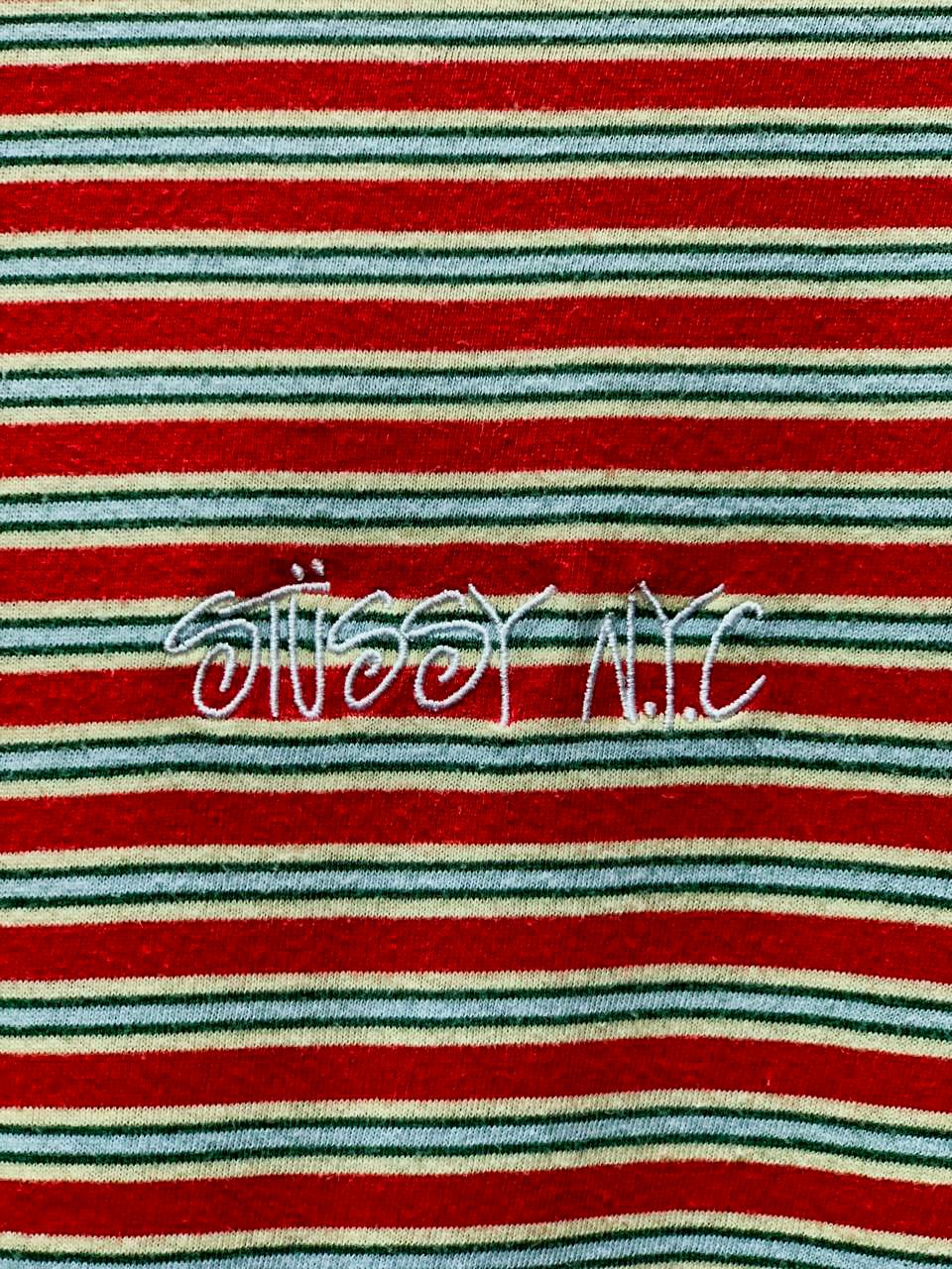 Stüssy NYC Stripe Tee - Medium