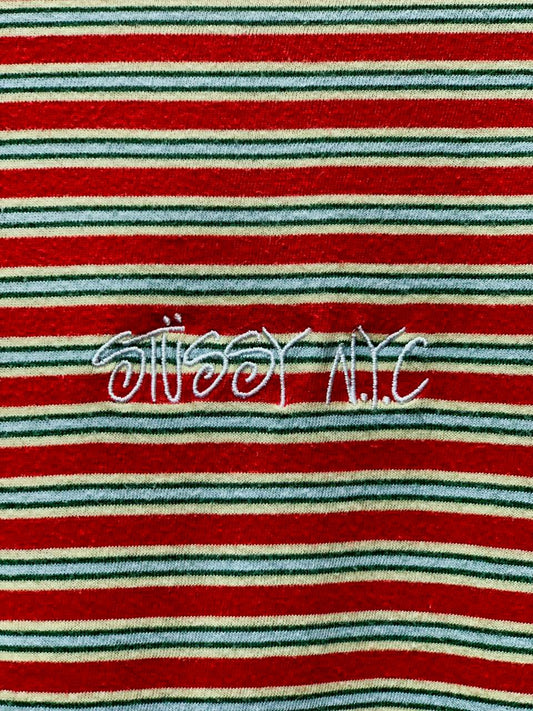 Stüssy NYC Stripe Tee - Medium