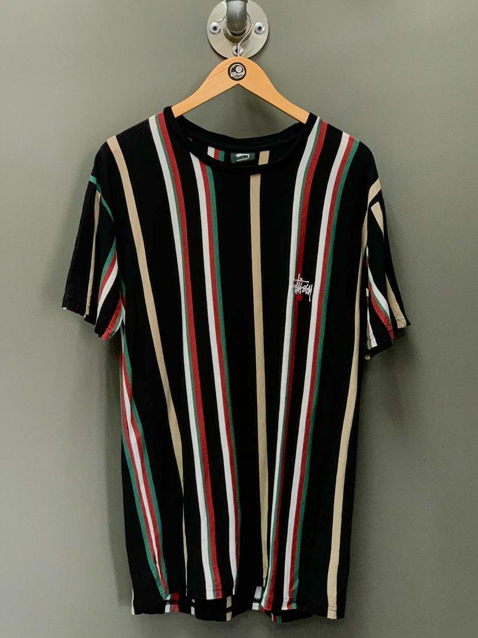 Stüssy Stripe Tee - Large