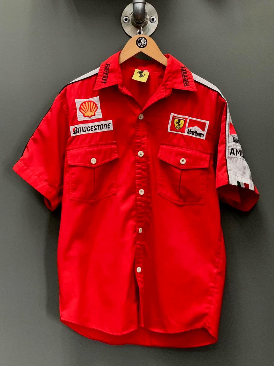 Vintage Ferrari Marlboro F1 Pit Crew Shirt - Large