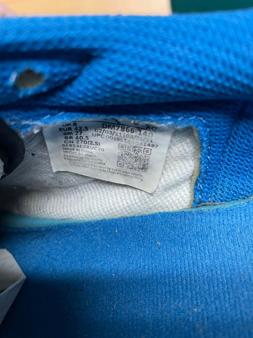 Jordan 1 Retro Low OG SP Travis Scott x Fragment sneaker - UK8