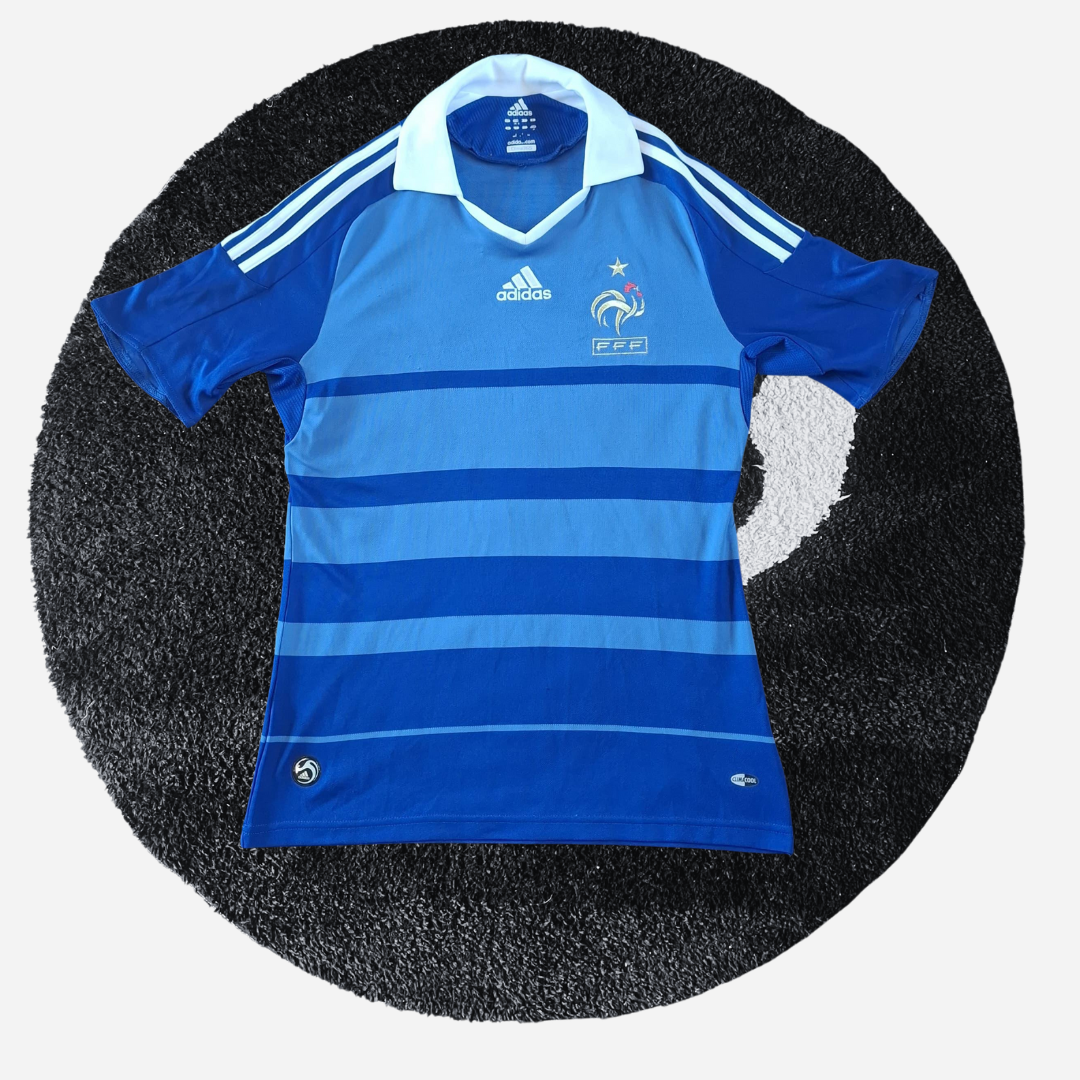 France Adidas '09 Home Kit Football Jersey