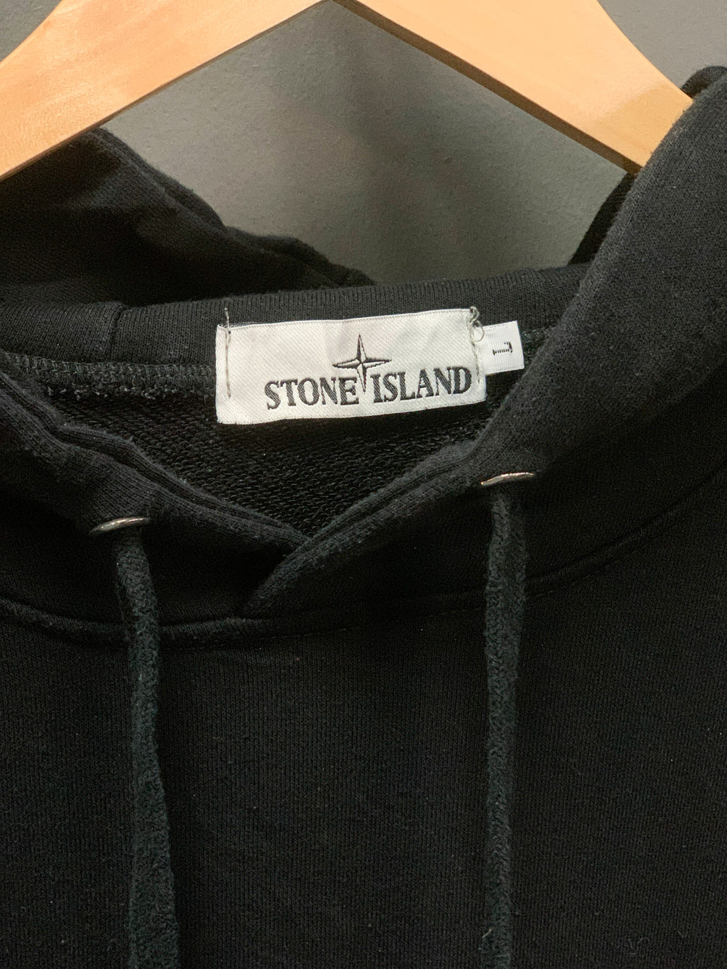 Stone Island Badge Hoodie - Medium