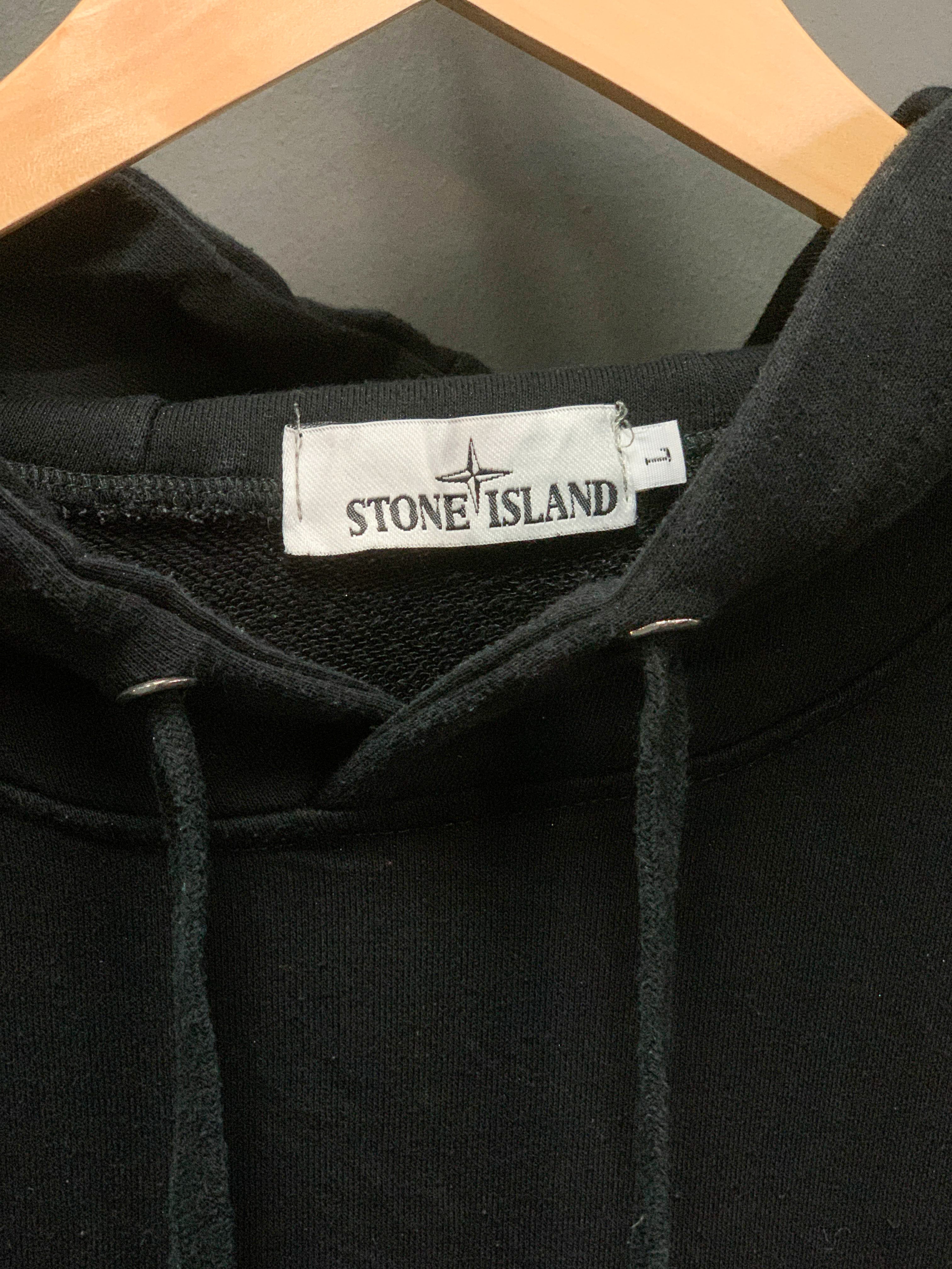 Stone Island Badge Hoodie - Medium