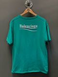 Balenciaga Logo Backprint Tee - Large