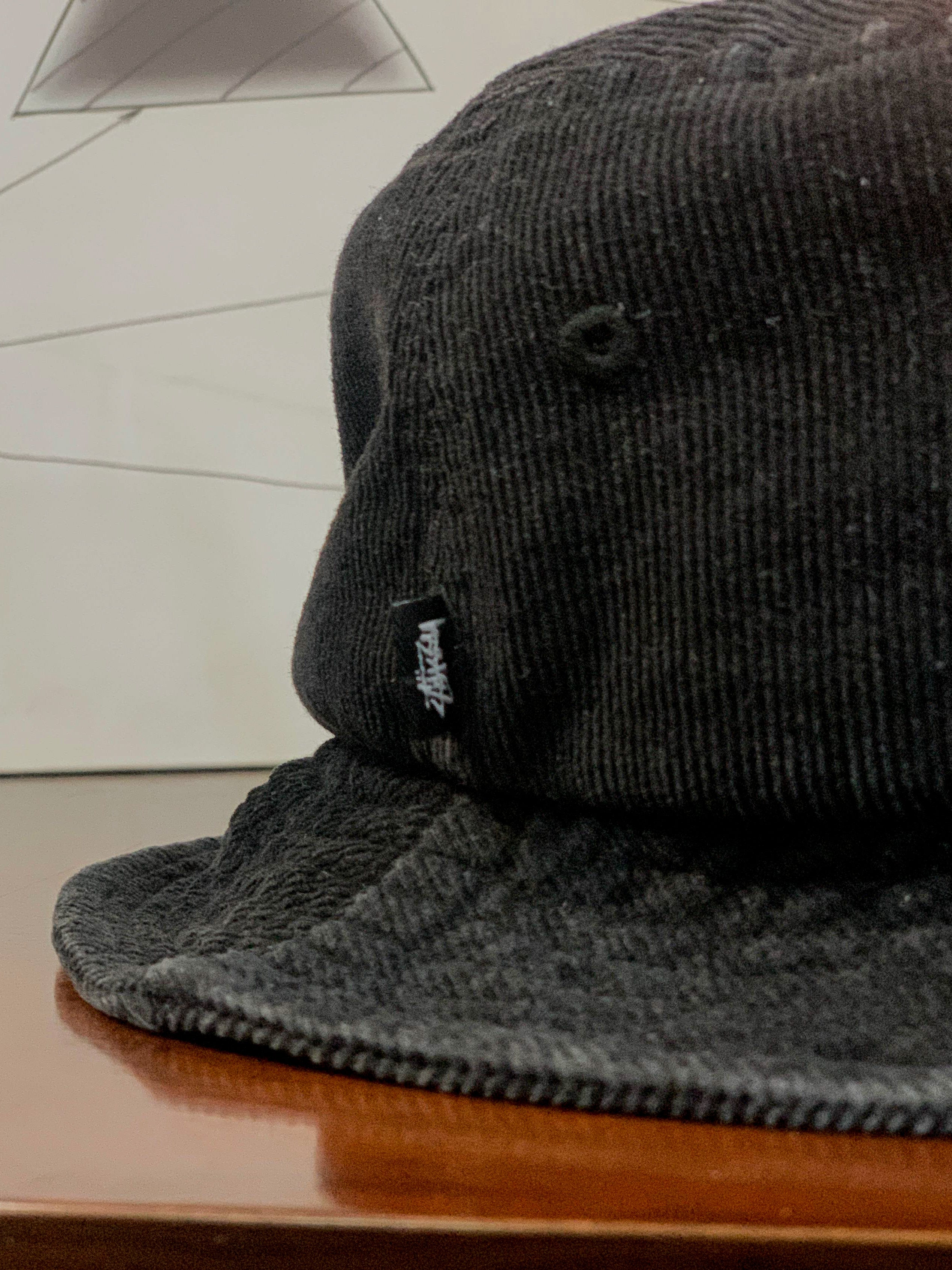 Stussy Corduroy Stock Logo Bucket Hat
