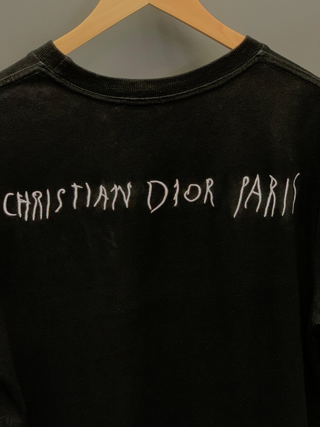 Christian Dior Paris Embirodered Tee - Large