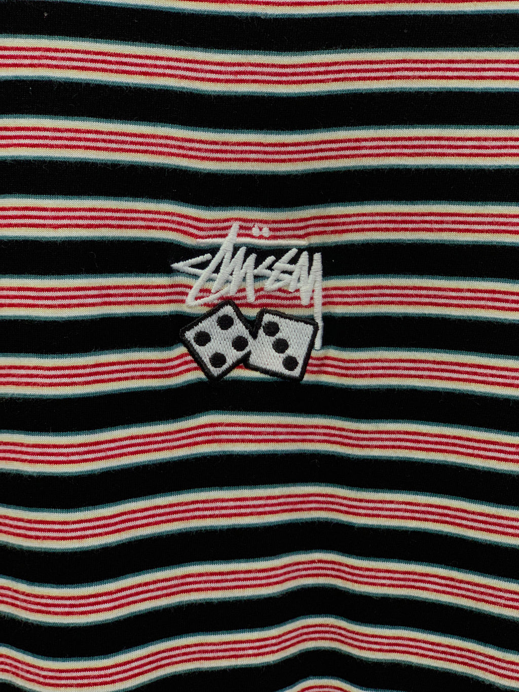 Stussy Stripe Dice Tee - Medium