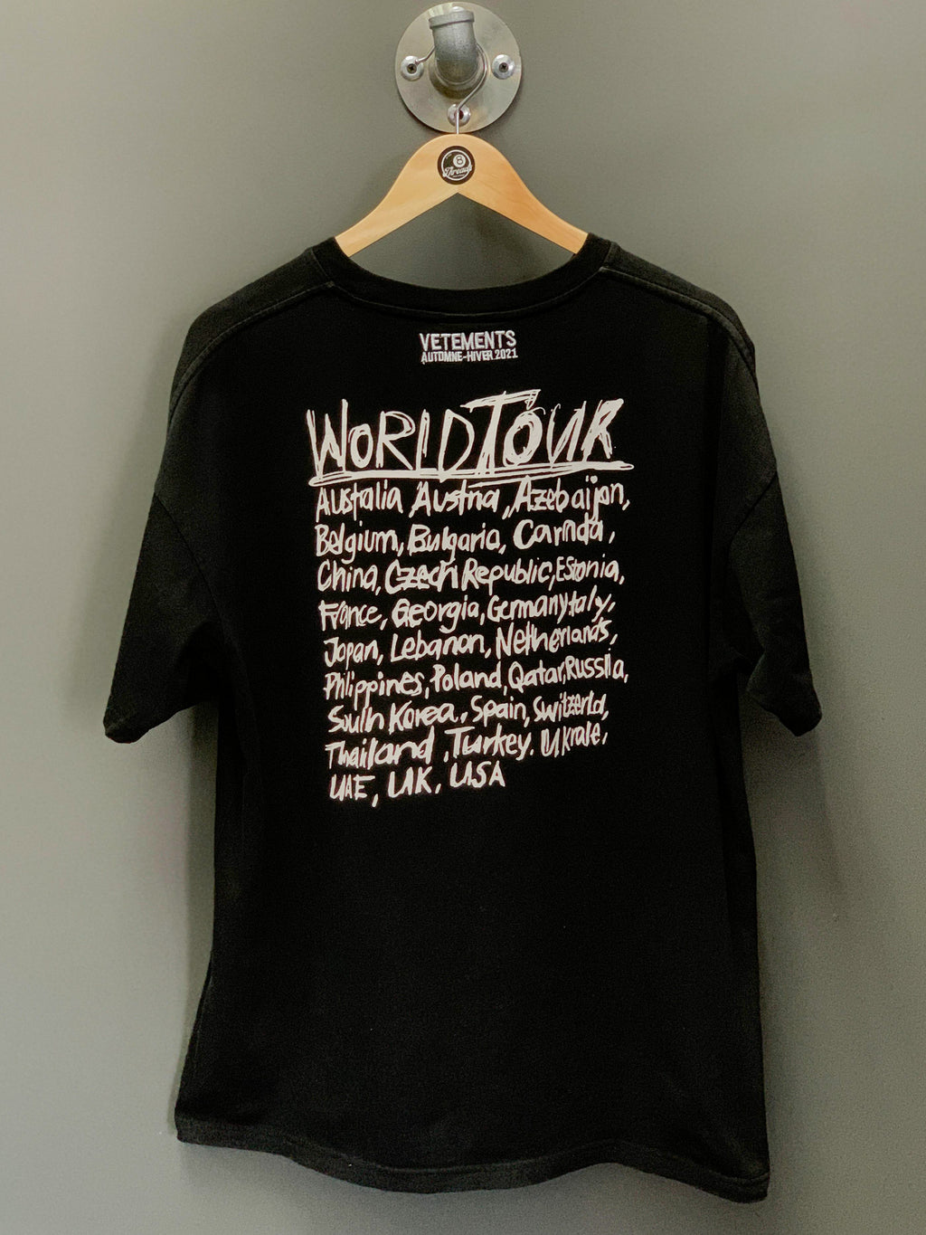 Vetements World Tour 2021 Tee - Medium