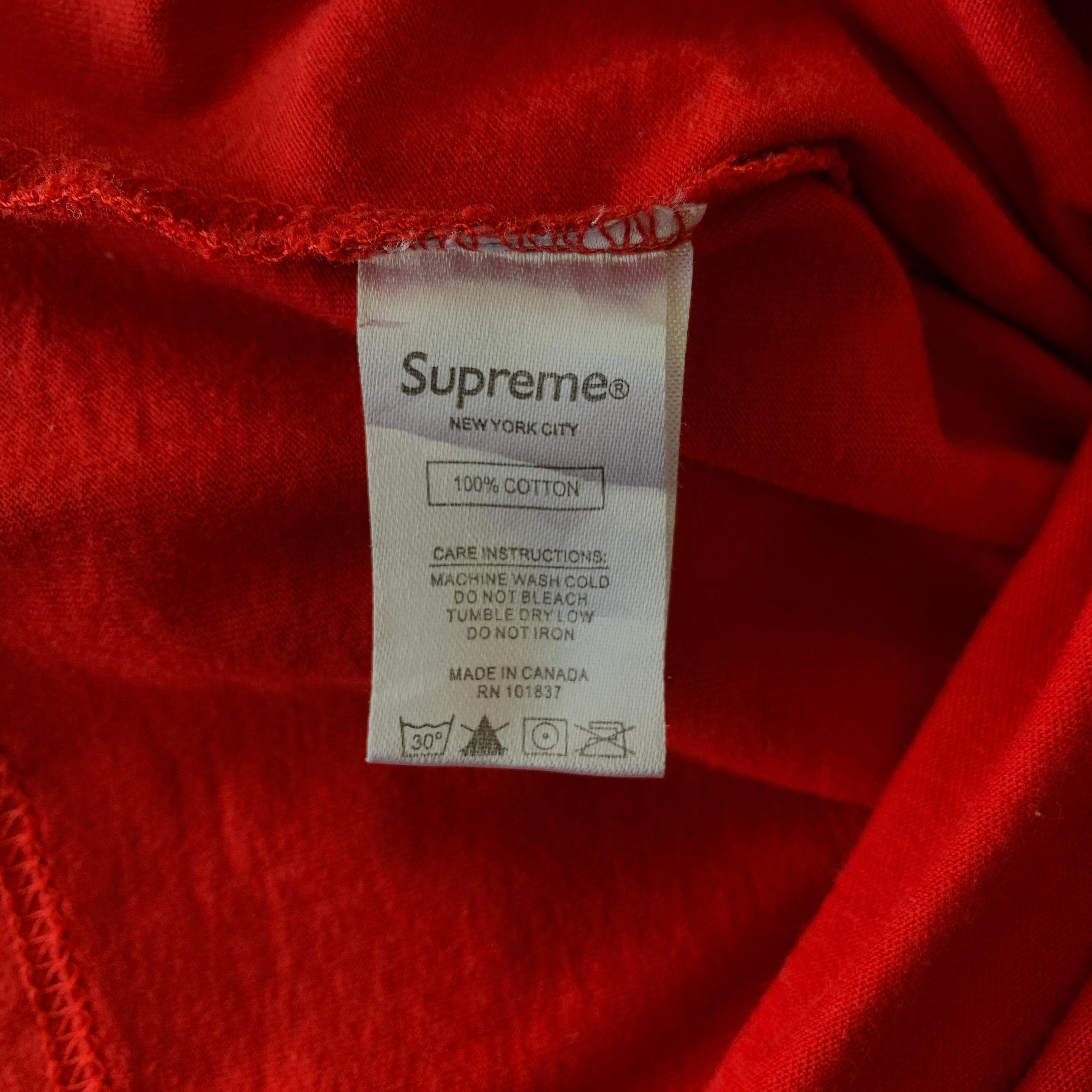 Supreme Embriodered Box Logo Tee - Extra Small