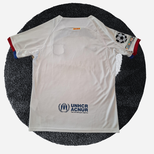 FC Barcelona 23/24 Away "Champions League Badge" Match Version Football Jersey