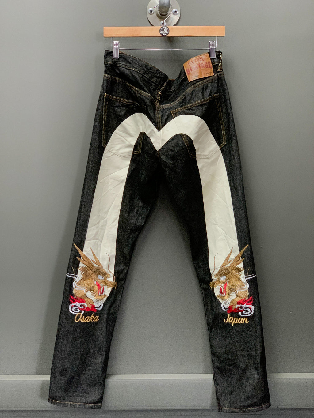 Evisu Osaka Japan Heritage Denim Jeans - Size 32 (Medium)