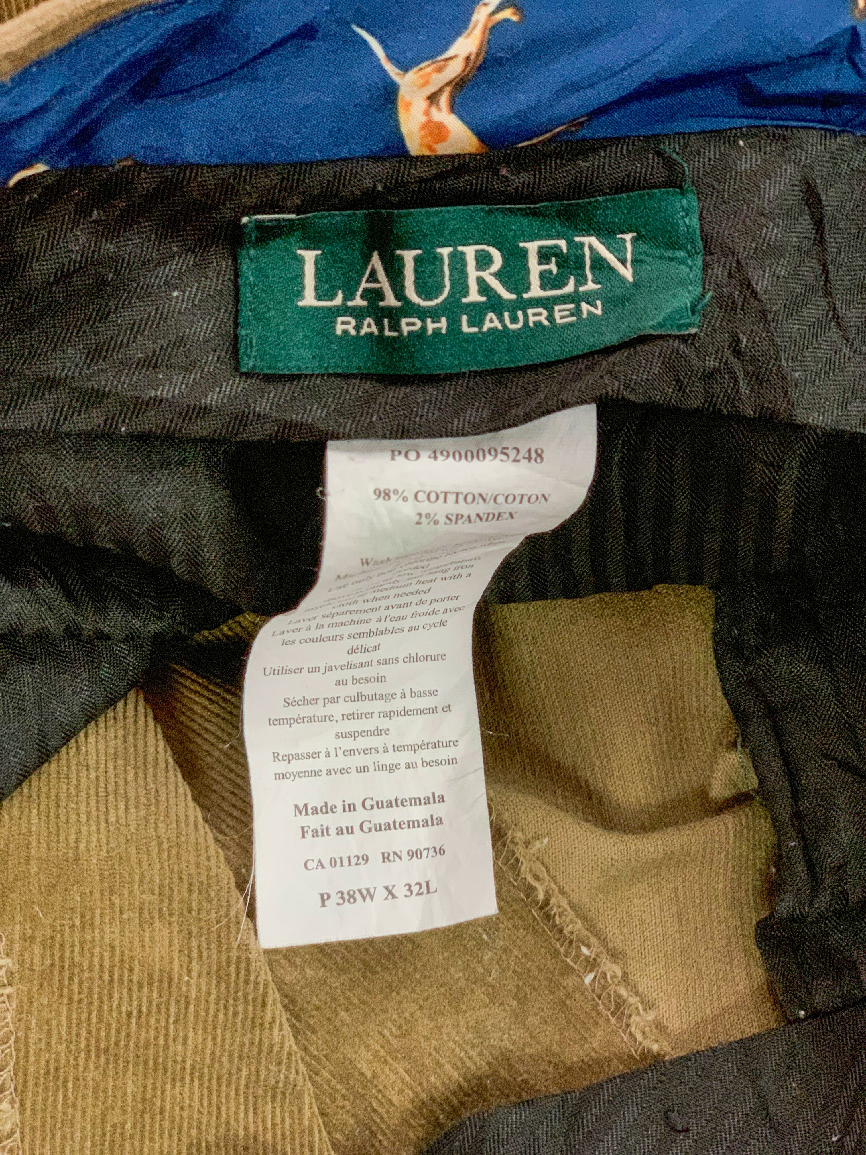 Ralph Lauren Corduroy Pants - 38 (Extra Large)