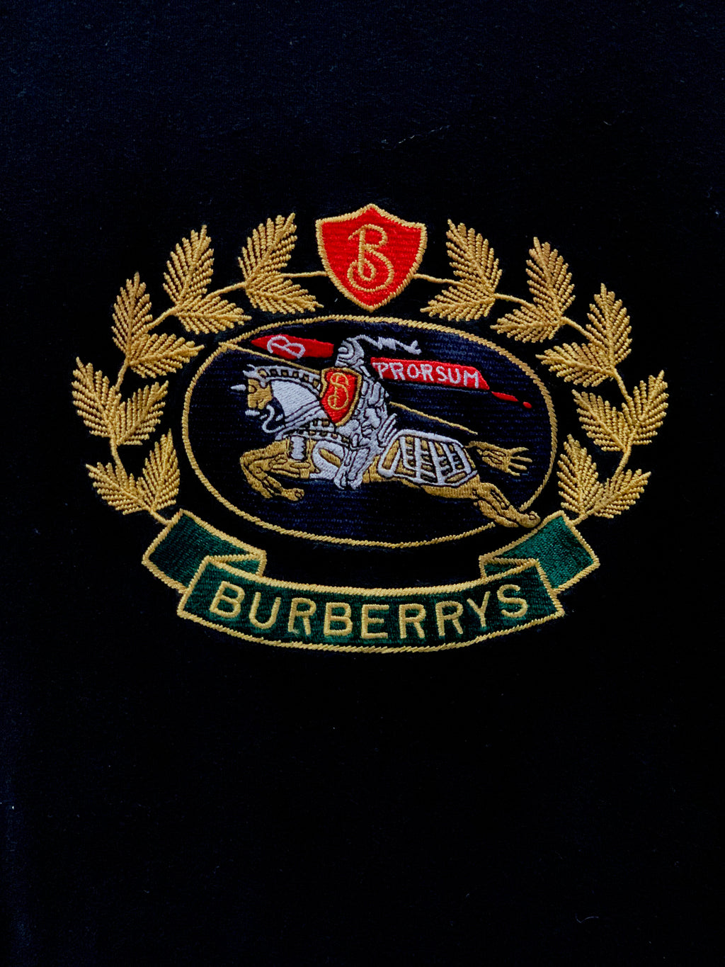 Burberry Knight Embriodered Tee - Large