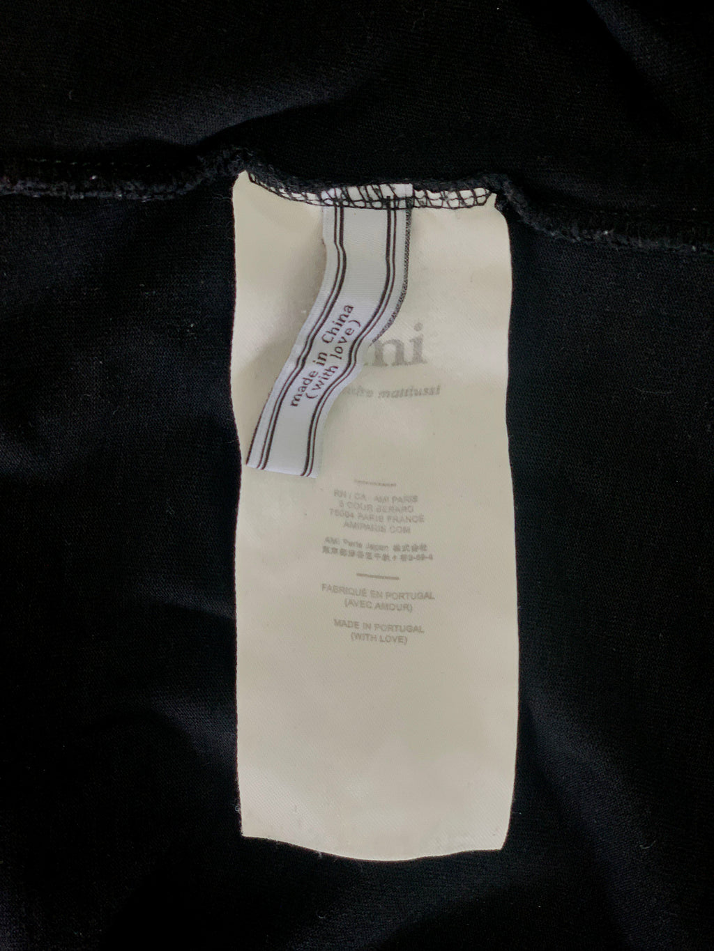 Ami Big Chest Logo Tee - Medium