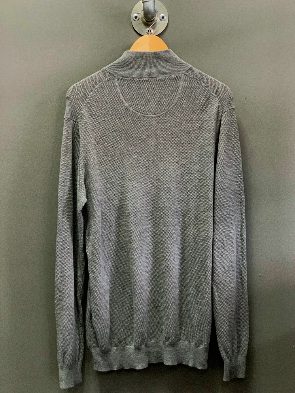 Gant 1/4 Zip Knit Jersey - Fits Large