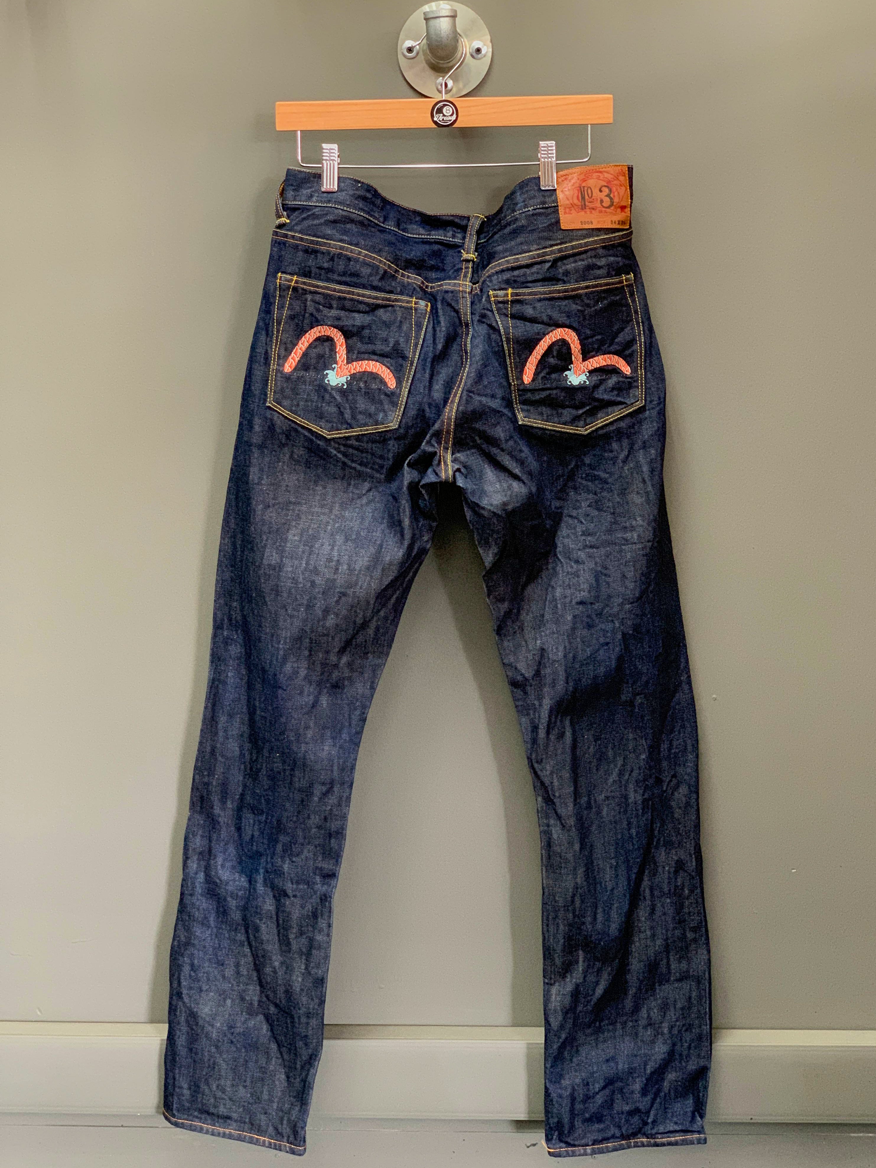 Evisu Koi Osaka Japan Denim Jeans - 34 (Large)