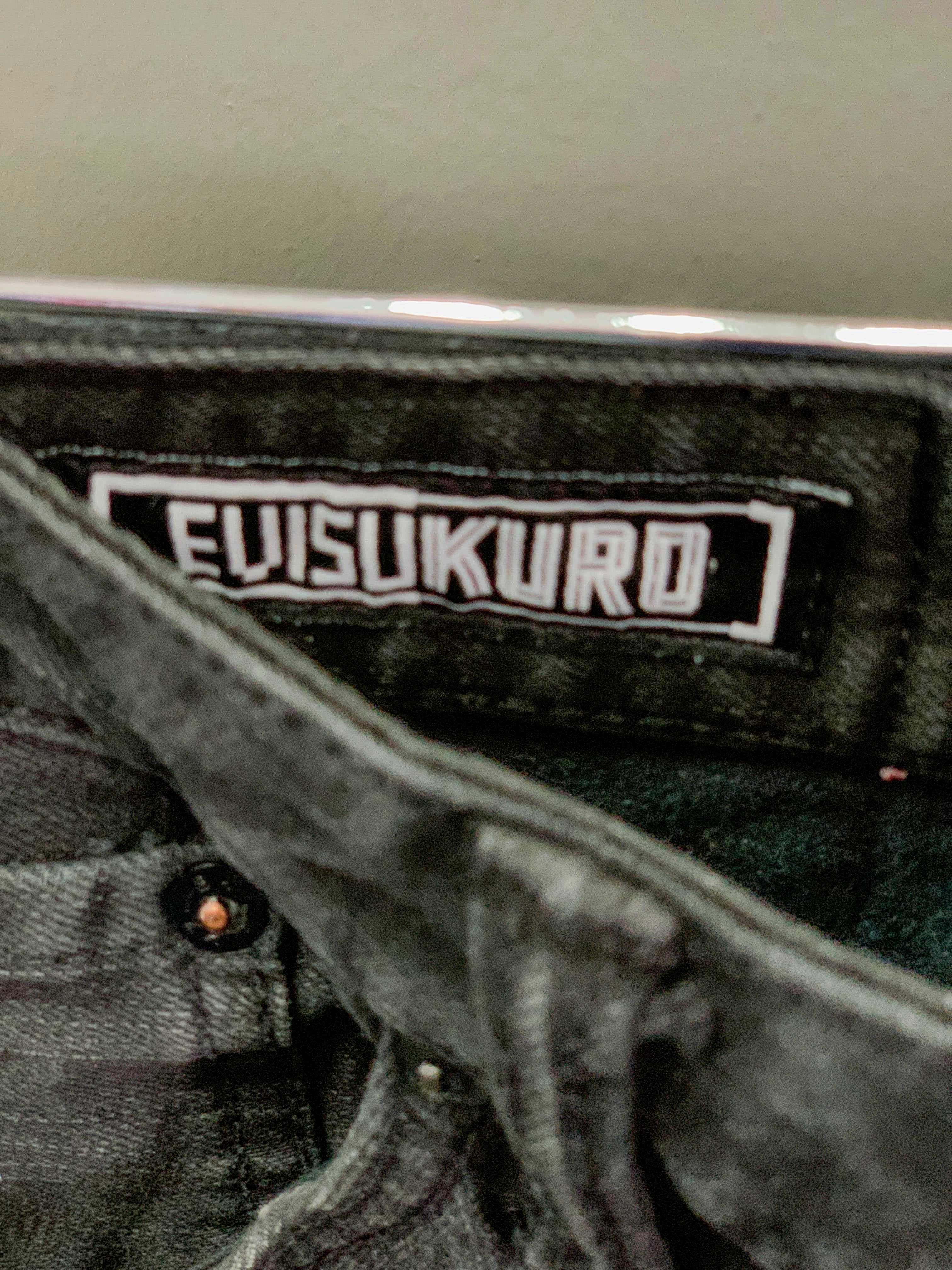 Evisu Kuro Japan Skinny Denim Jeans - Size 30 (Small)