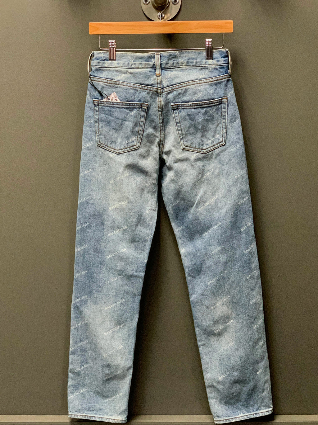 Balenciaga Allover Print Jeans - XS
