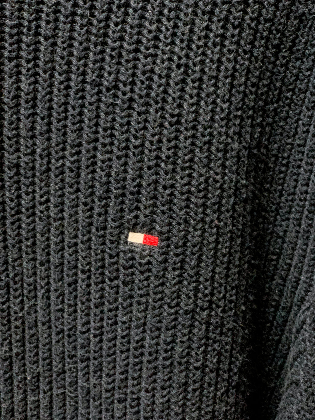 Tommy Hilfiger 1/4 Zip Knit Jersey - Medium