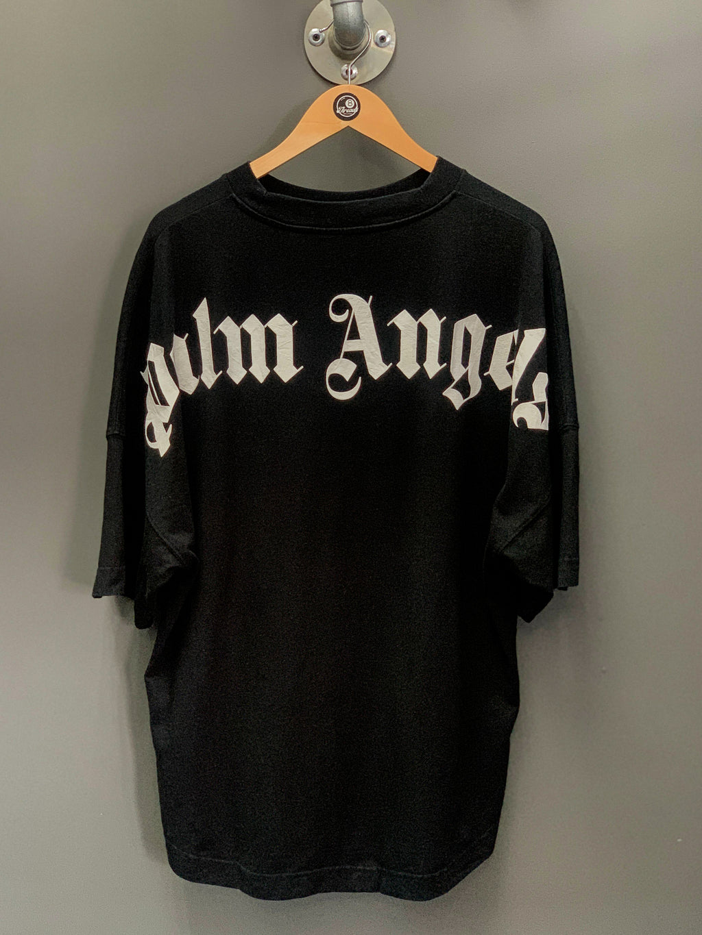 Palm Angels Collar Print Tee - Large