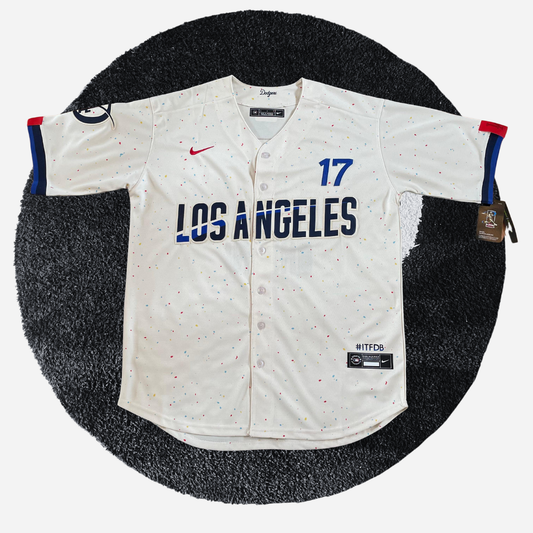 Los Angeles Dodgers "Ohtani 17" Nike MLB Baseball Jersey