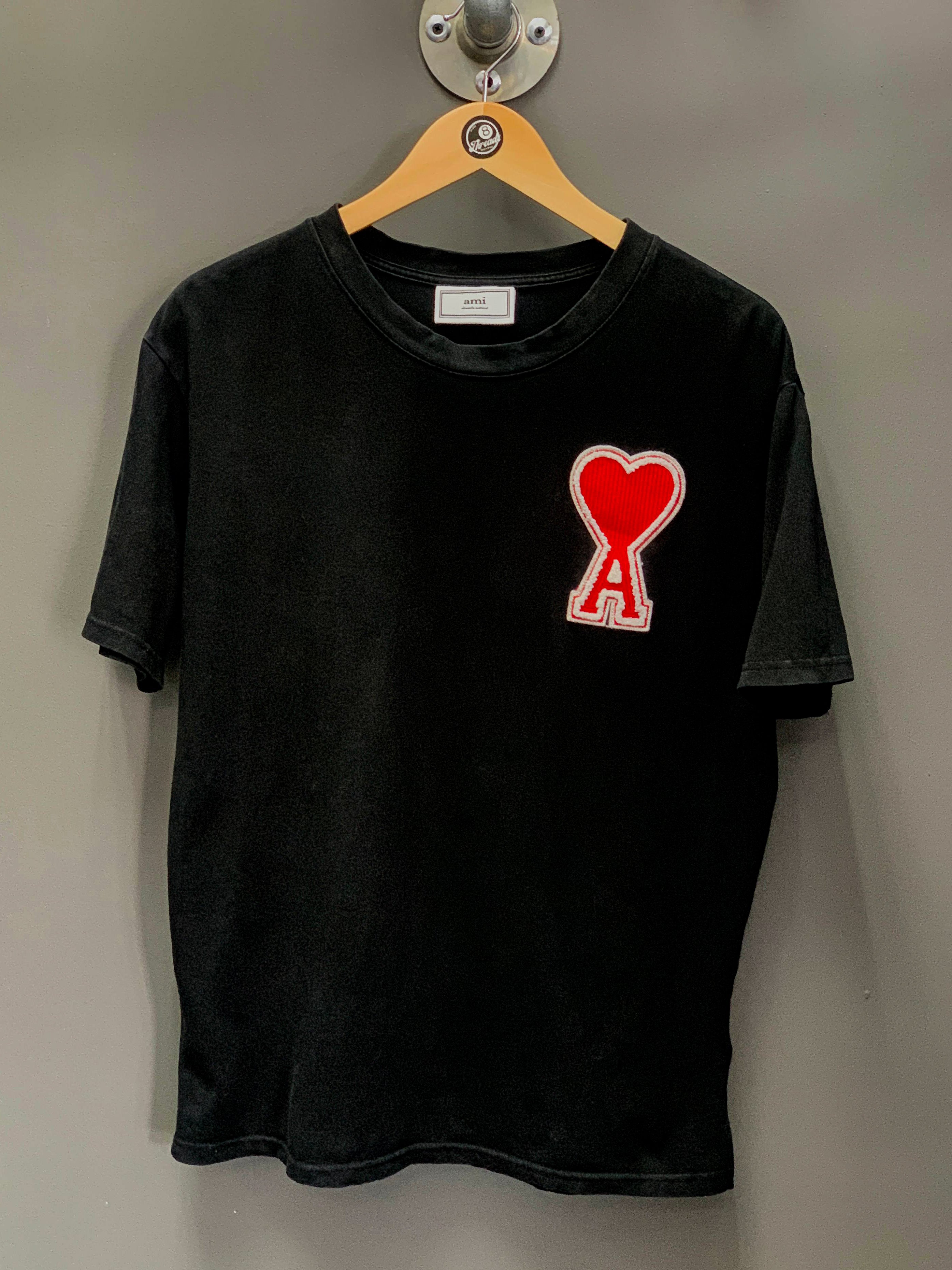 Ami Big Chest Logo Tee - Medium