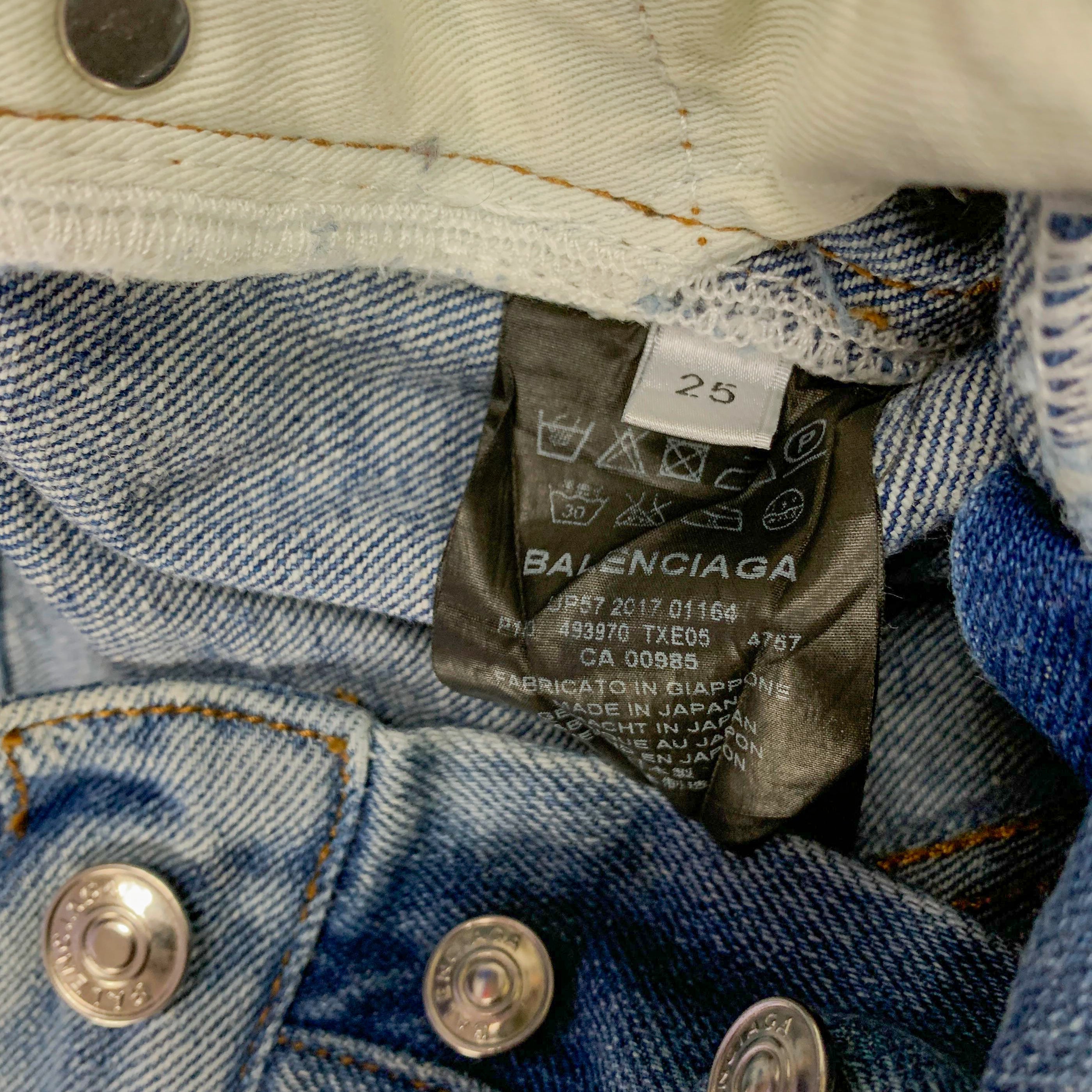 Balenciaga Allover Print Jeans - XS