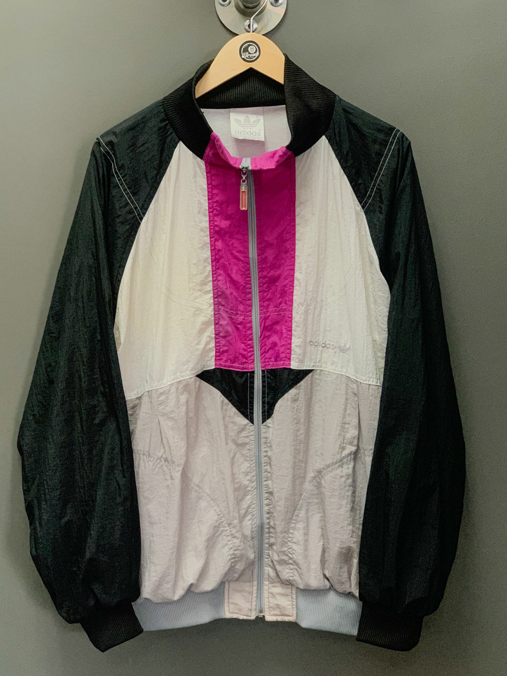 Adidas Trefoil Retro Full Zip Jacket - Large