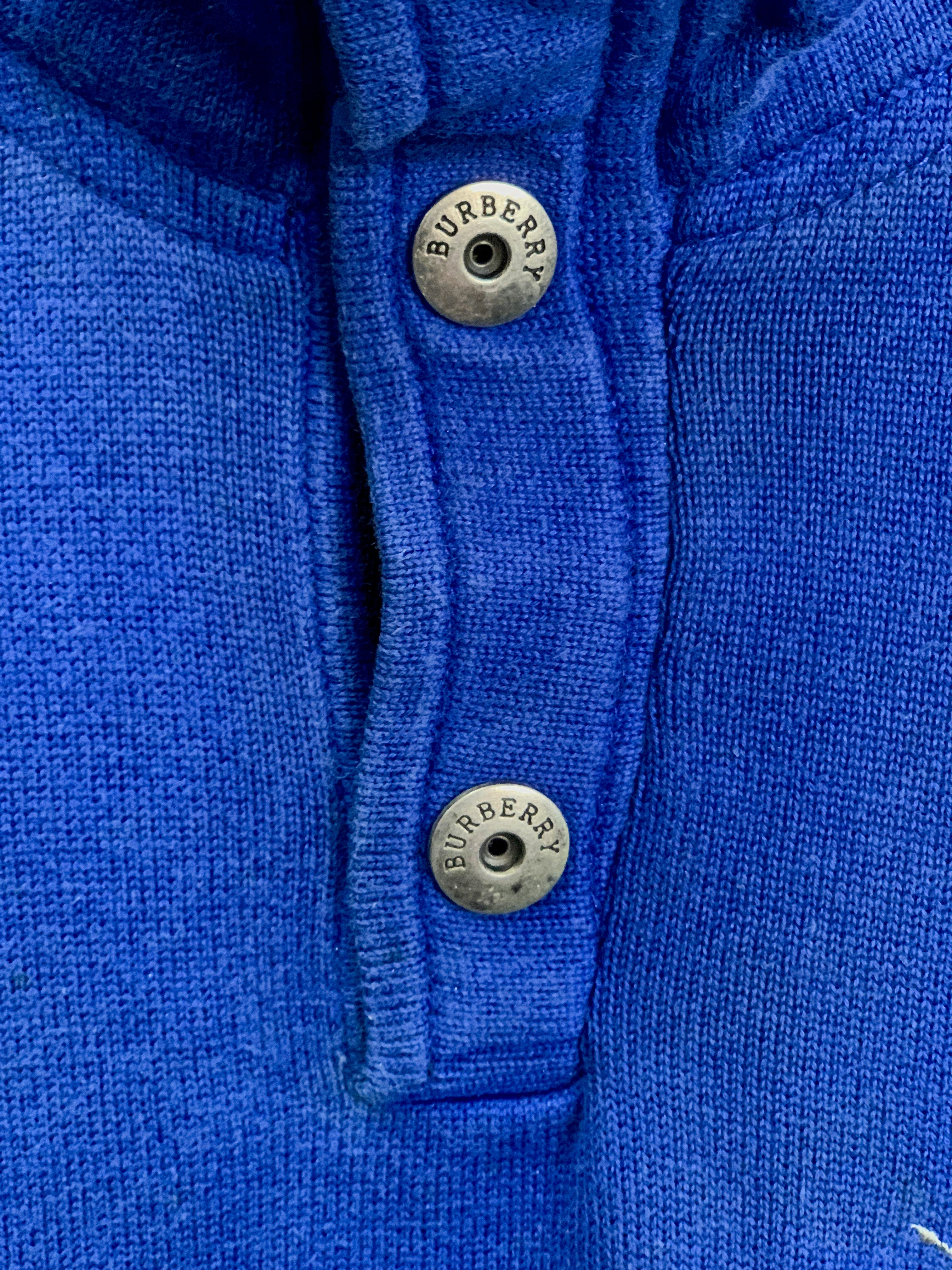 Burberry Snap 1/4 Zip - Small