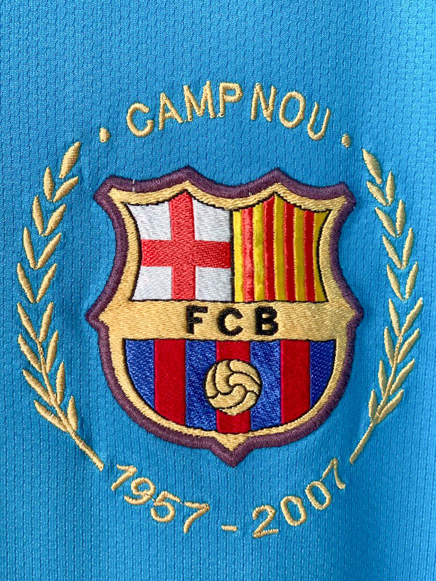 Nike FC Barcelona 2007 Camp Nou 50th Ann Football Jersey - Extra Large