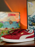 Puma Suede Red & White Classics - Size UK10