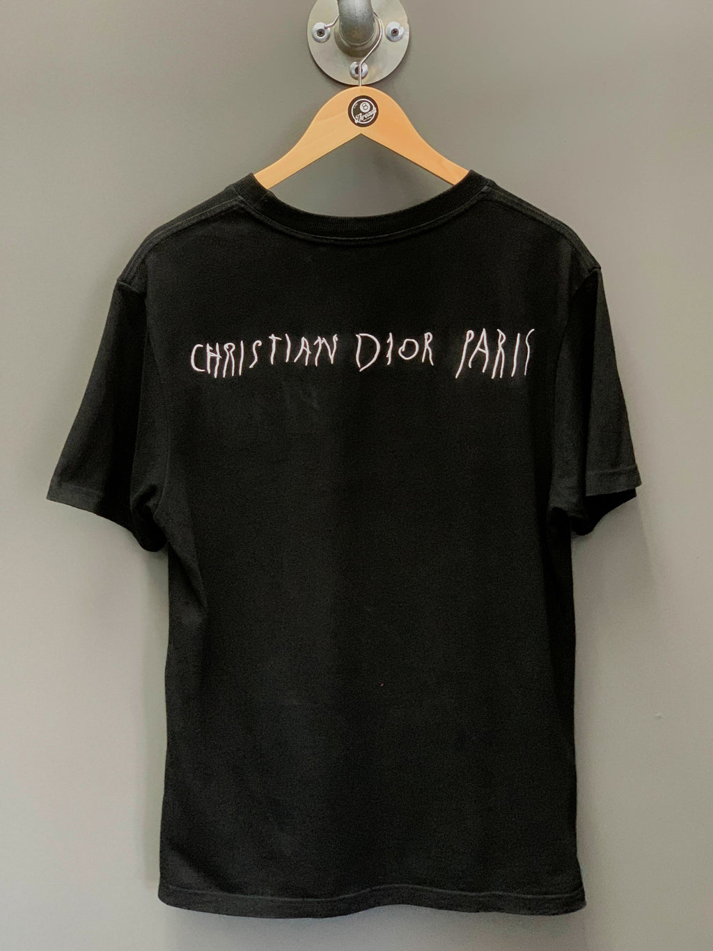 Christian Dior Paris Embirodered Tee - Large