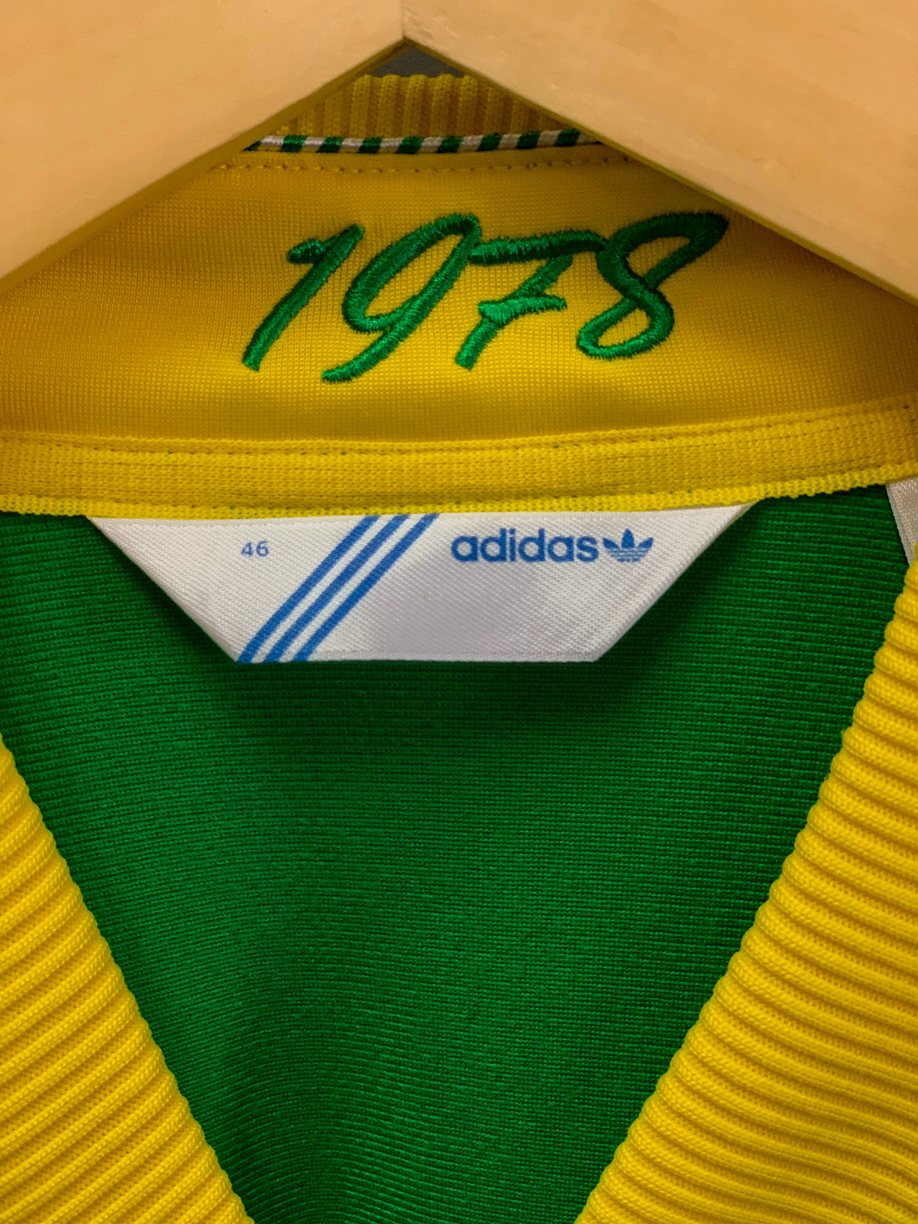 Brazil Adidas Trefoil Track Jacket - Small
