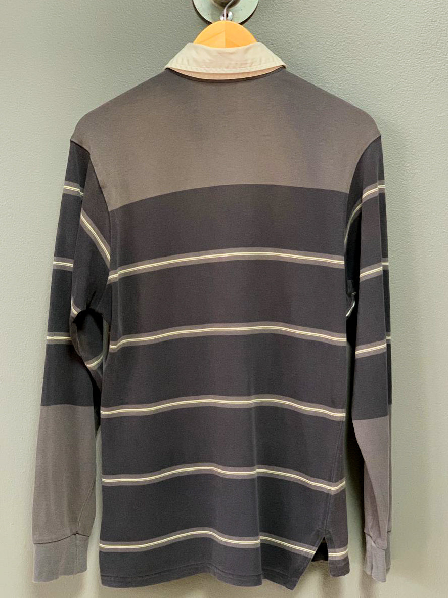 Nike Small Logo Horizontal Stripe L/S Golfer - Small