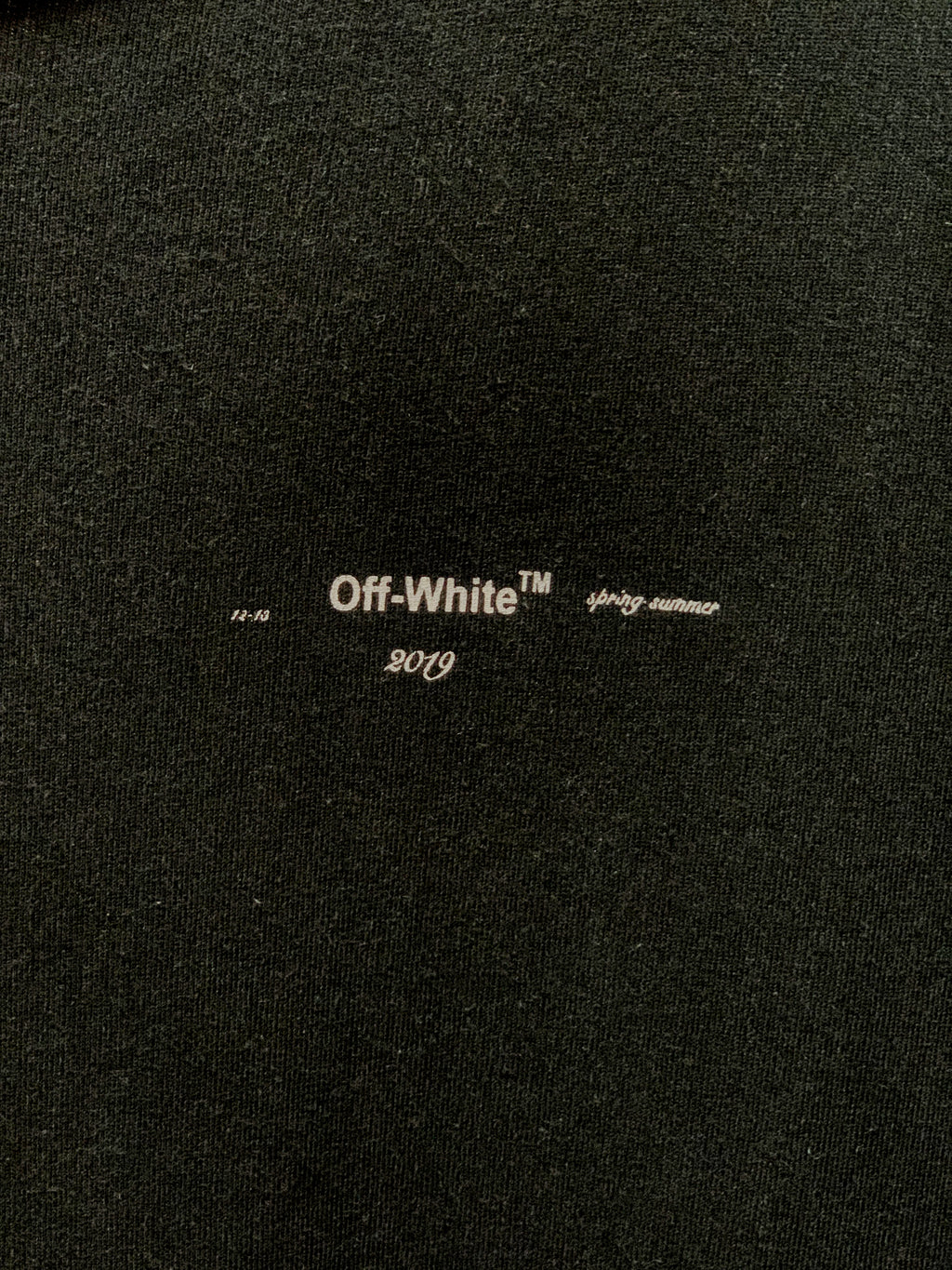 OFF-White 2019 Spring Summer Tee - Extra Large