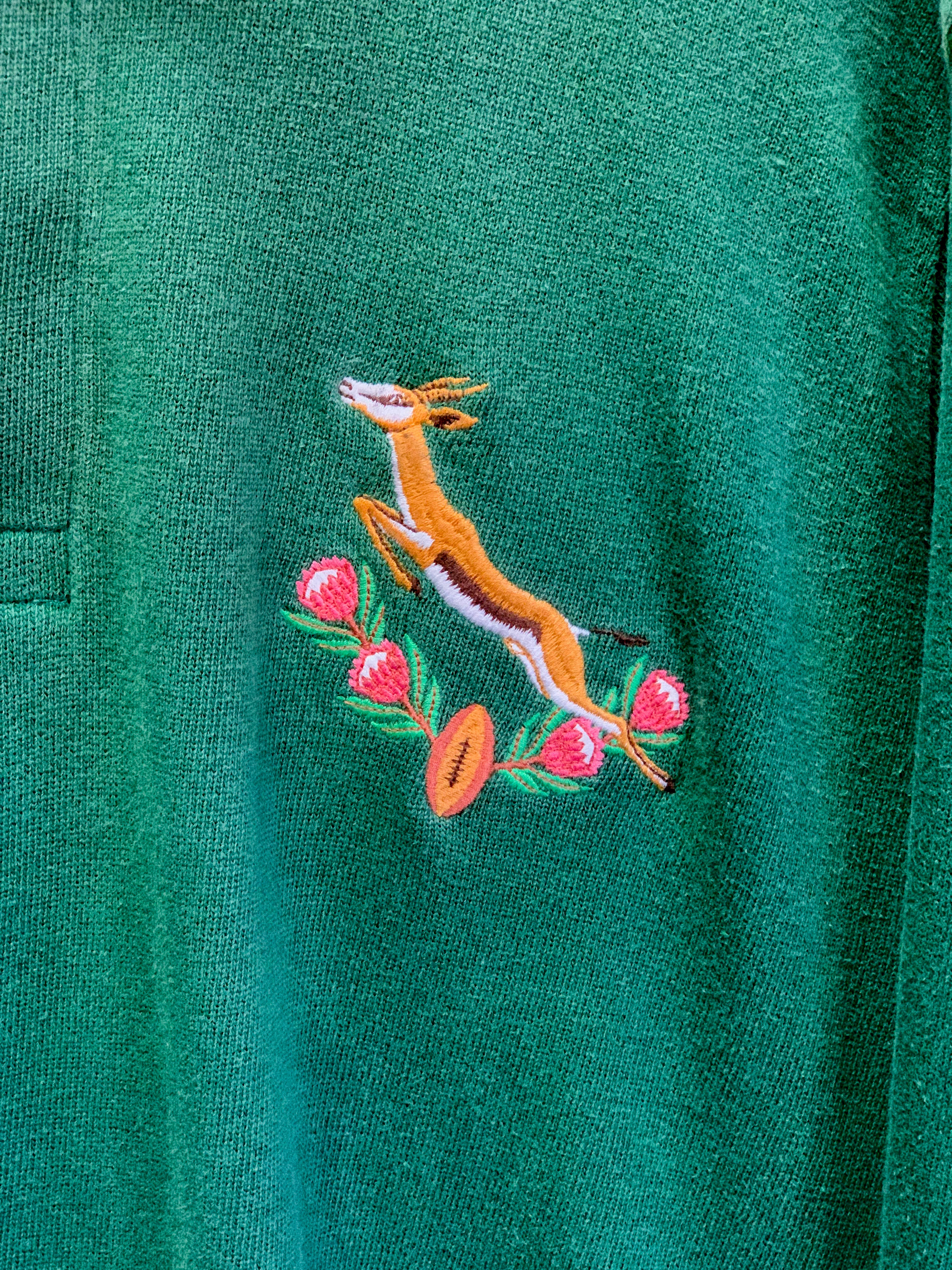 Springbok 1992/95 Cotton Traders Rugby Jersey - Extra Large